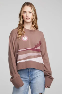 Women Chaser Brand Abstract Beach Pullover