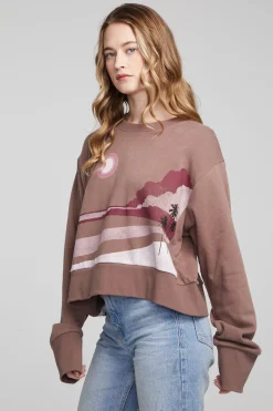 Women Chaser Brand Abstract Beach Pullover