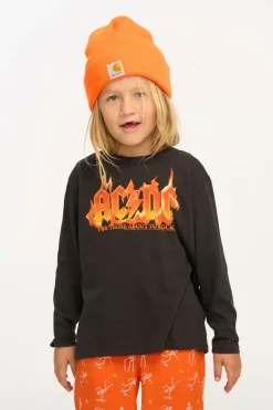 Women/Kids/BOY Chaser Brand AC/DC For Those About To Rock Boys Long Sleeve