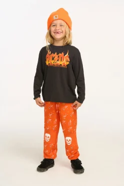 Women/Kids/BOY Chaser Brand AC/DC For Those About To Rock Boys Long Sleeve