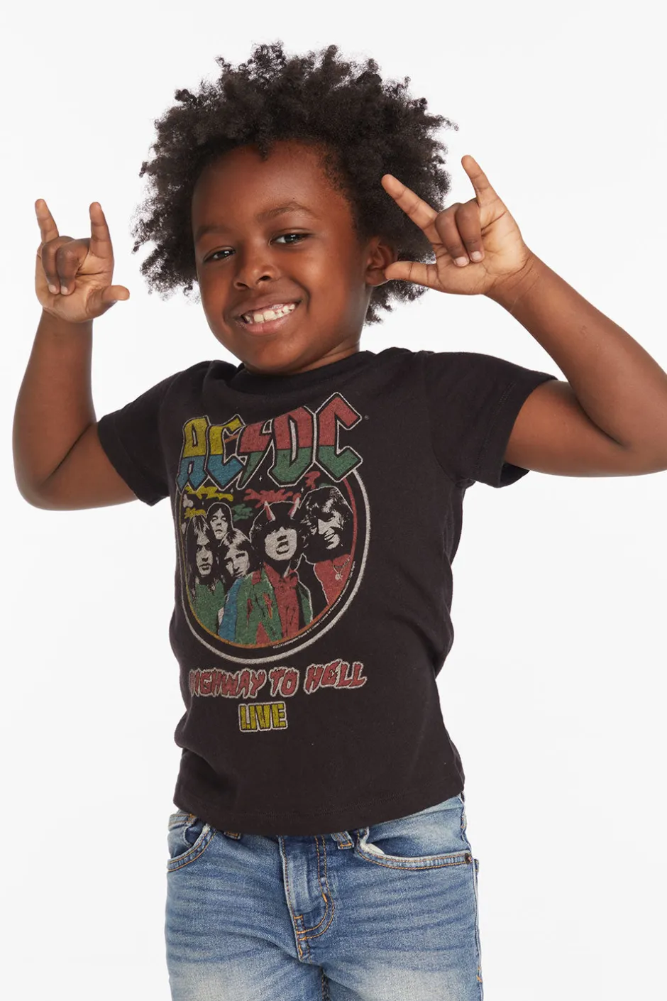 Women/Kids/BOY Chaser Brand AC/DC Highway To Hell Live Boys Tee