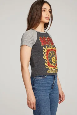 Women Chaser Brand AC/DC Highway To Hell Tee