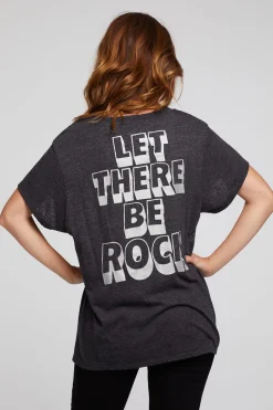 Women Chaser Brand AC/DC Let There Be Rock Tee