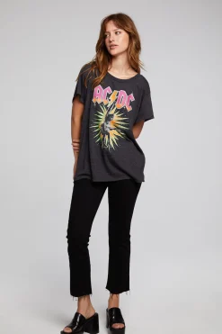 Women Chaser Brand AC/DC Let There Be Rock Tee