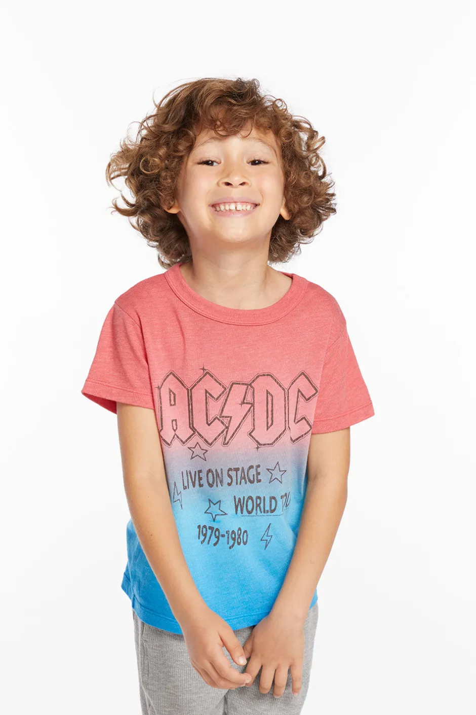 Women/Kids/BOY Chaser Brand AC/DC Live On Stage Boys Tee