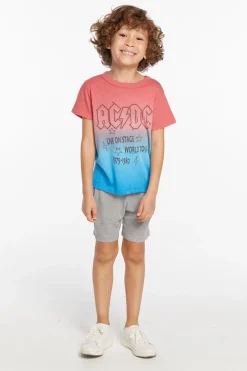 Women/Kids/BOY Chaser Brand AC/DC Live On Stage Boys Tee