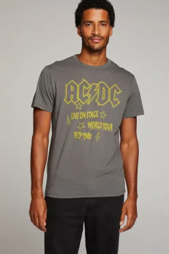 Women Chaser Brand AC/DC Live On Stage Mens Tee