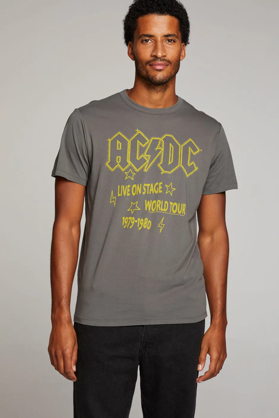 Women Chaser Brand AC/DC Live On Stage Mens Tee