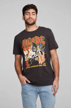 Women Chaser Brand AC/DC North American Tour Crew Neck Tee