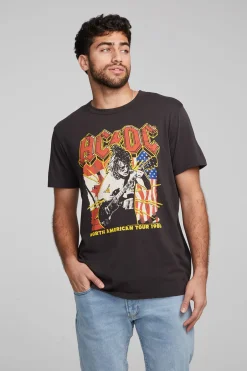 Women Chaser Brand AC/DC North American Tour Crew Neck Tee