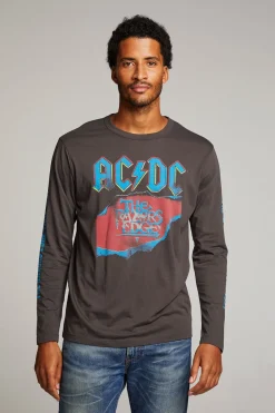 Women Chaser Brand AC/DC The Razors Edge Mens Tee