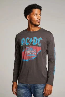 Women Chaser Brand AC/DC The Razors Edge Mens Tee