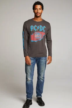 Women Chaser Brand AC/DC The Razors Edge Mens Tee