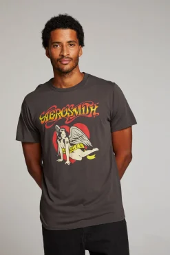Women Chaser Brand Aerosmith Angel Mens Tee
