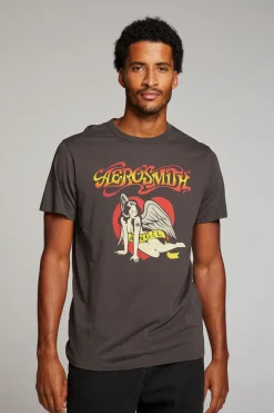 Women Chaser Brand Aerosmith Angel Mens Tee