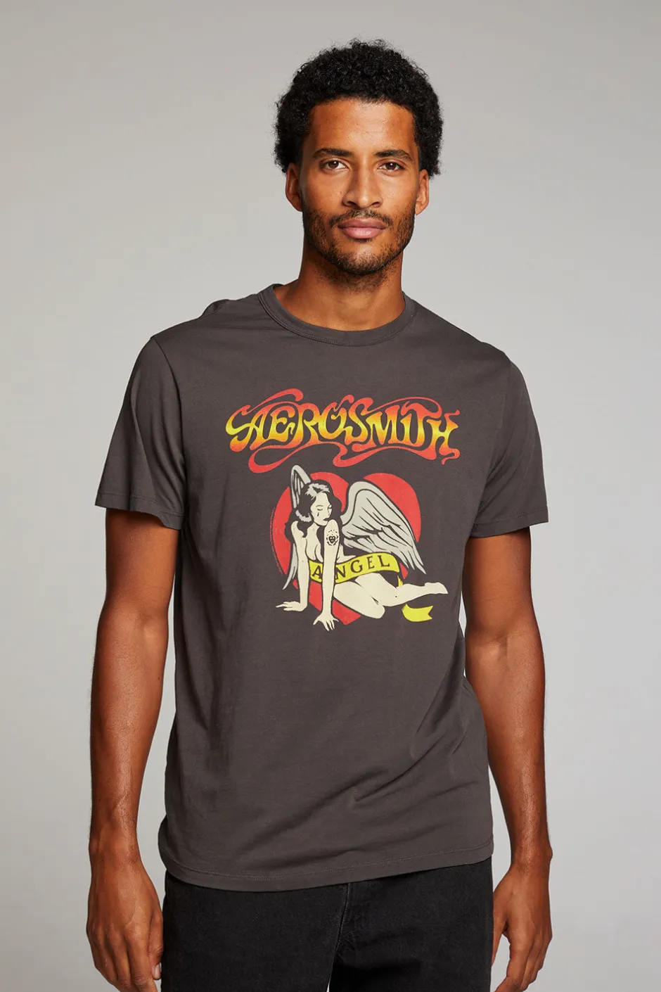 Women Chaser Brand Aerosmith Angel Mens Tee