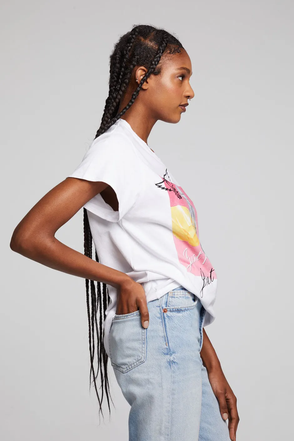 Women Chaser Brand Aerosmith Just Push Play Tee