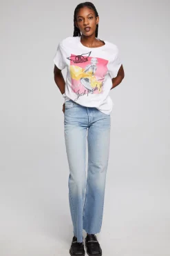 Women Chaser Brand Aerosmith Just Push Play Tee