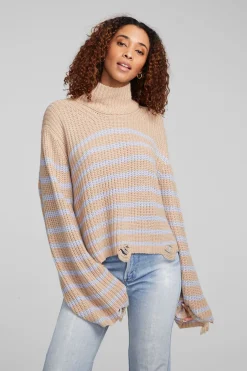 Women Chaser Brand Aimee Fairfax Stripe Pullover