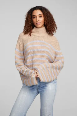 Women Chaser Brand Aimee Fairfax Stripe Pullover