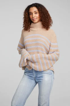 Women Chaser Brand Aimee Fairfax Stripe Pullover