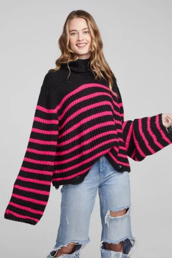 Women Chaser Brand Aimee Melrose Stripe Pullover