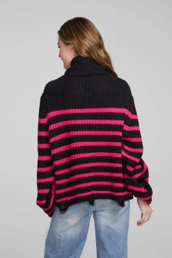 Women Chaser Brand Aimee Melrose Stripe Pullover