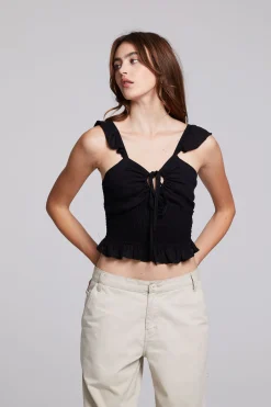 Women Chaser Brand Alessia Black Blouse