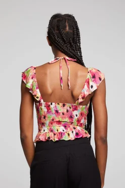 Women Chaser Brand Alessia Poppy Floral Blouse