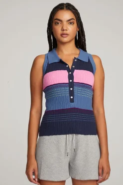 Women Chaser Brand Alice Venice Stripe Tank