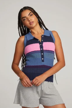 Women Chaser Brand Alice Venice Stripe Tank
