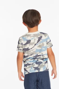 Kids/BOY Chaser Brand All Over Camo Shark Boys Tee