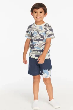 Kids/BOY Chaser Brand All Over Camo Shark Boys Tee