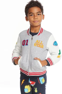 Kids/BOY Chaser Brand All Star Varsity Patches Boys Jacket