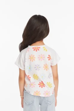 Kids Chaser Brand Allover Flower Girls Shirt