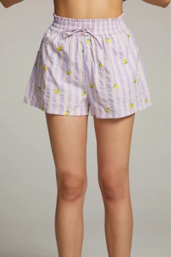 Women Chaser Brand Allover Lemons Shorts