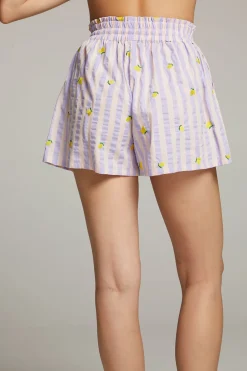 Women Chaser Brand Allover Lemons Shorts