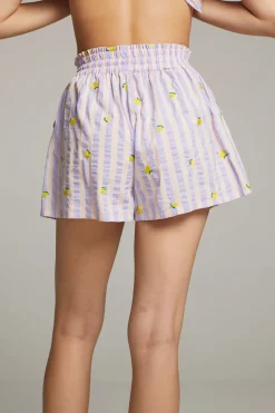 Women Chaser Brand Allover Lemons Shorts