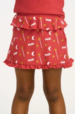 Kids Chaser Brand Allover Magic Ruffle Skort