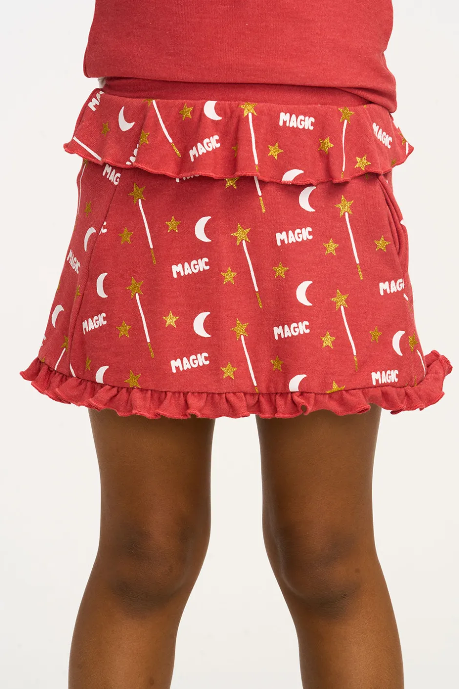 Kids Chaser Brand Allover Magic Ruffle Skort