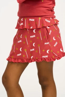 Kids Chaser Brand Allover Magic Ruffle Skort