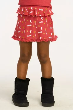 Kids Chaser Brand Allover Magic Ruffle Skort