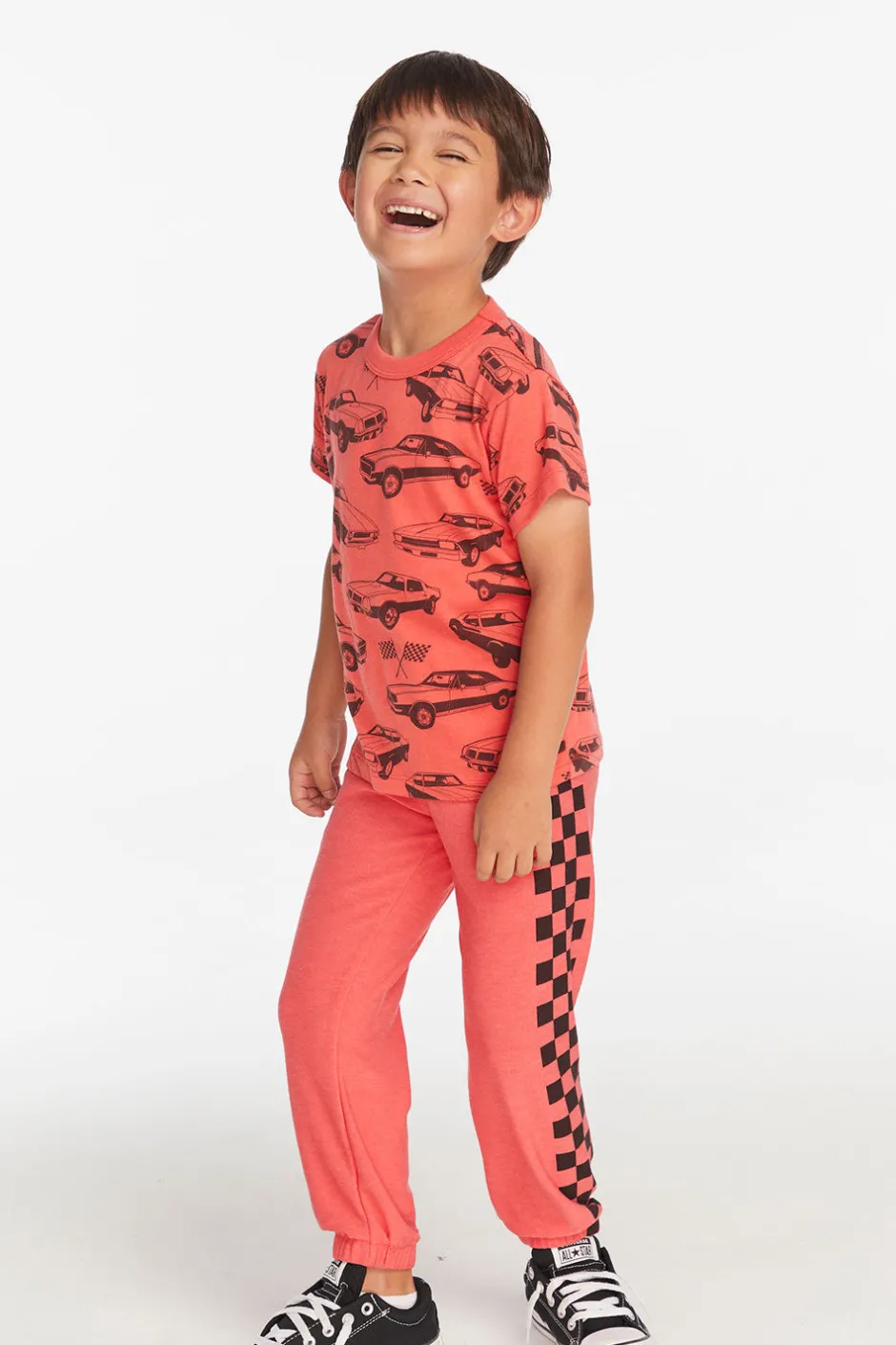 Kids/BOY Chaser Brand Allover Racer Boys Tee