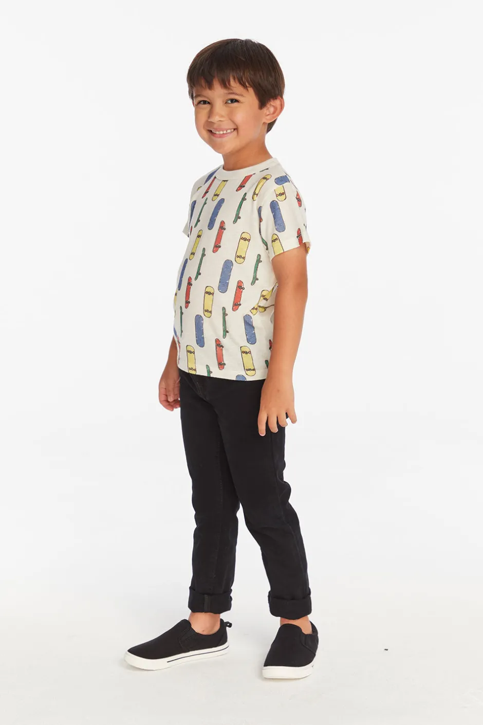 Kids/BOY Chaser Brand Allover Skateboard Boys Tee