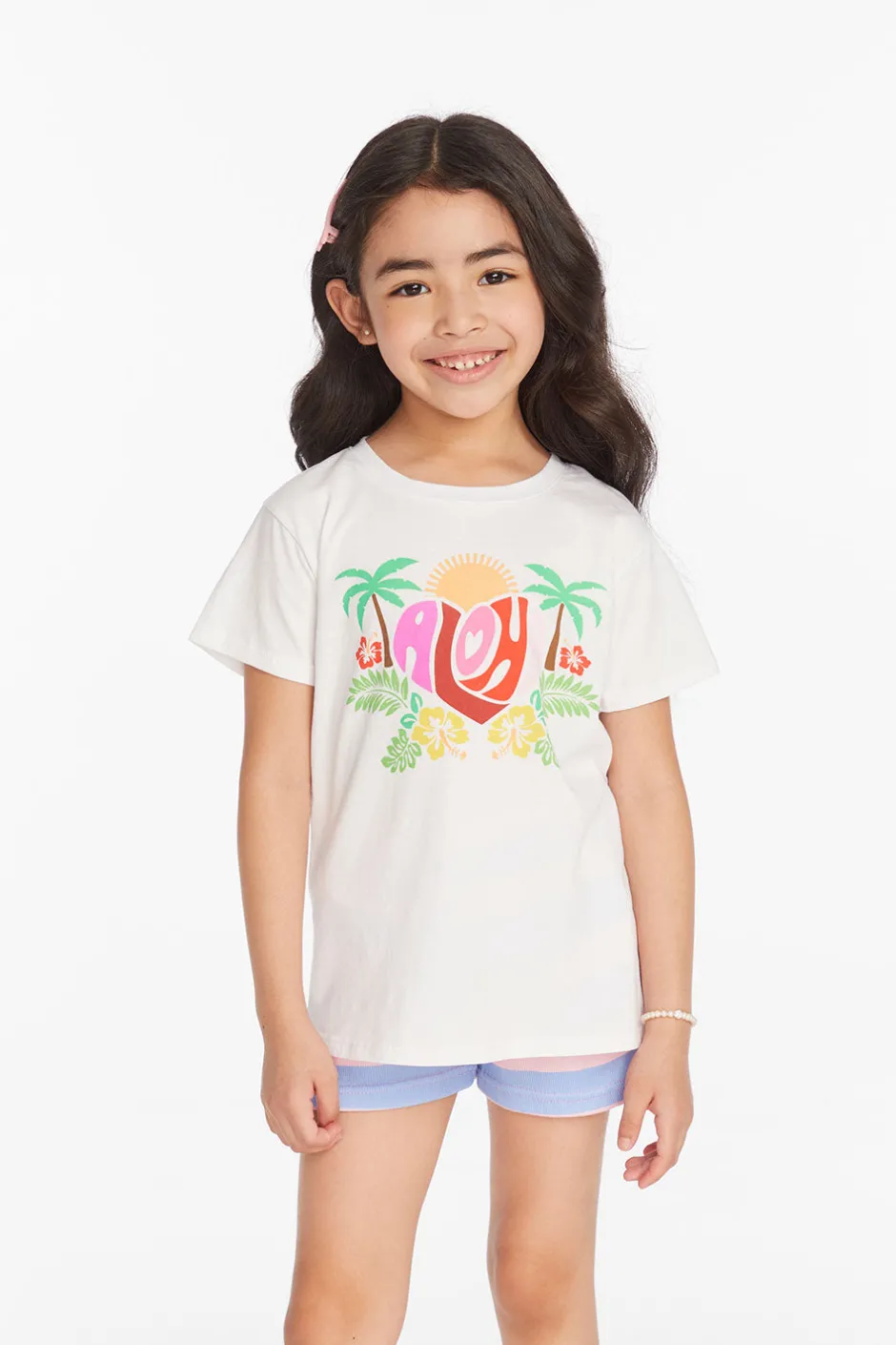 Kids Chaser Brand Aloha Girls Tee