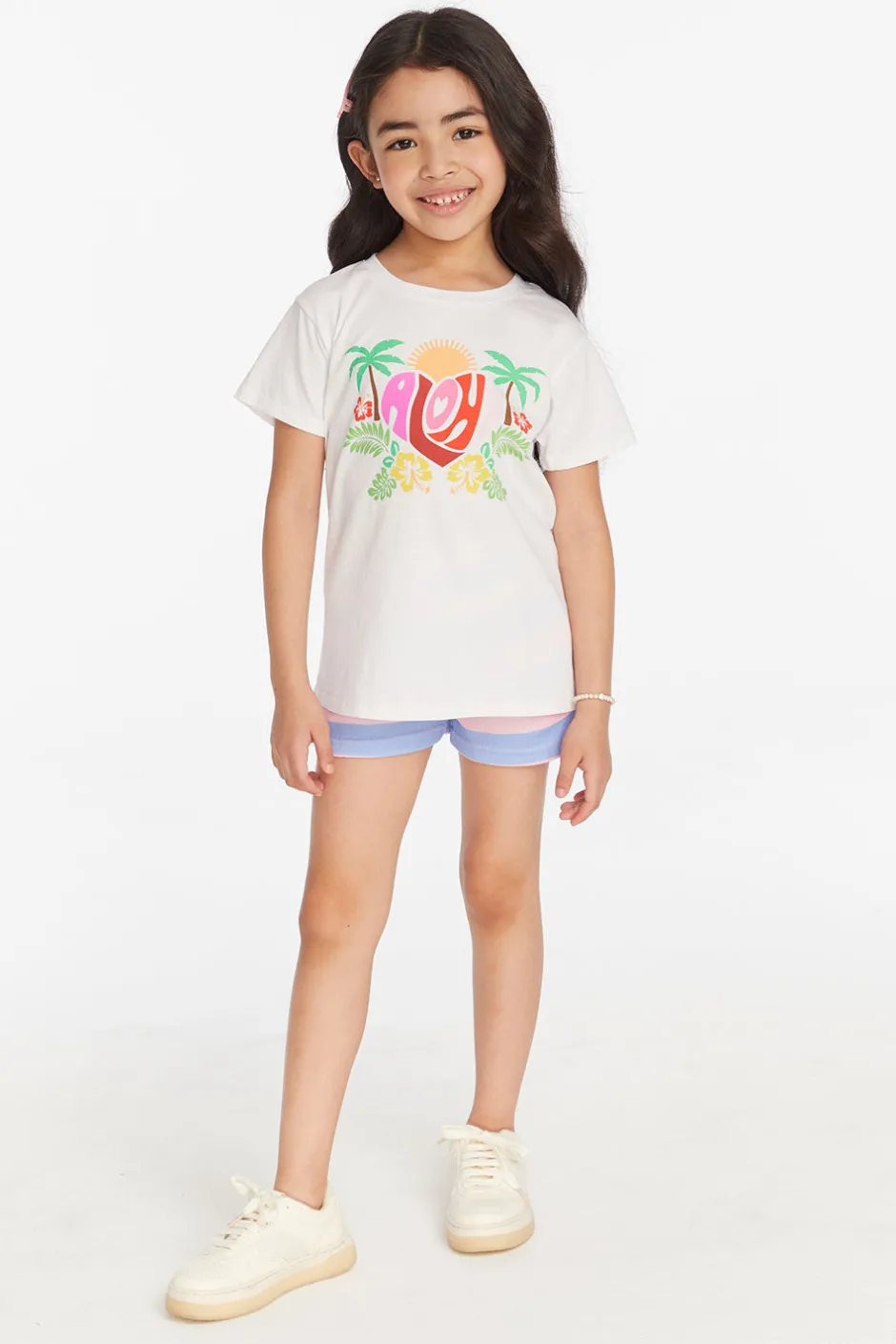 Kids Chaser Brand Aloha Girls Tee