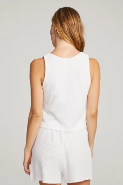 Women Chaser Brand Alpine White Tank
