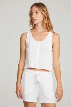 Women Chaser Brand Alpine White Tank