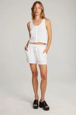 Women Chaser Brand Alpine White Tank