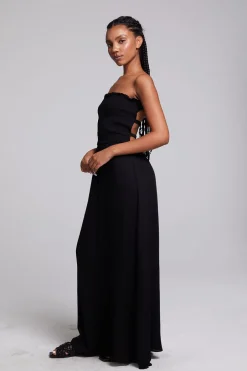 Women Chaser Brand Anita Black Maxi Dress